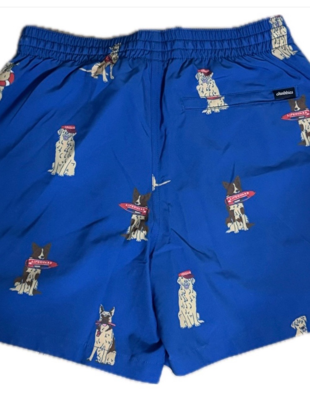 Chubbies I Let the Dogs Out Men’s Stretch Swim Trunks (5.5 inseam)